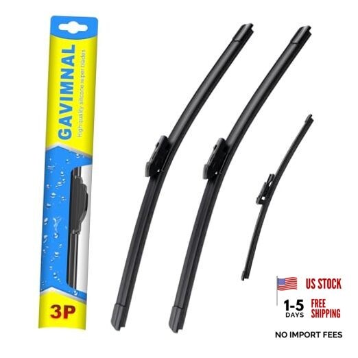 24"+20"+15" Wiper Blades Replacement For Land Rover Range Rover 2017-2022,All