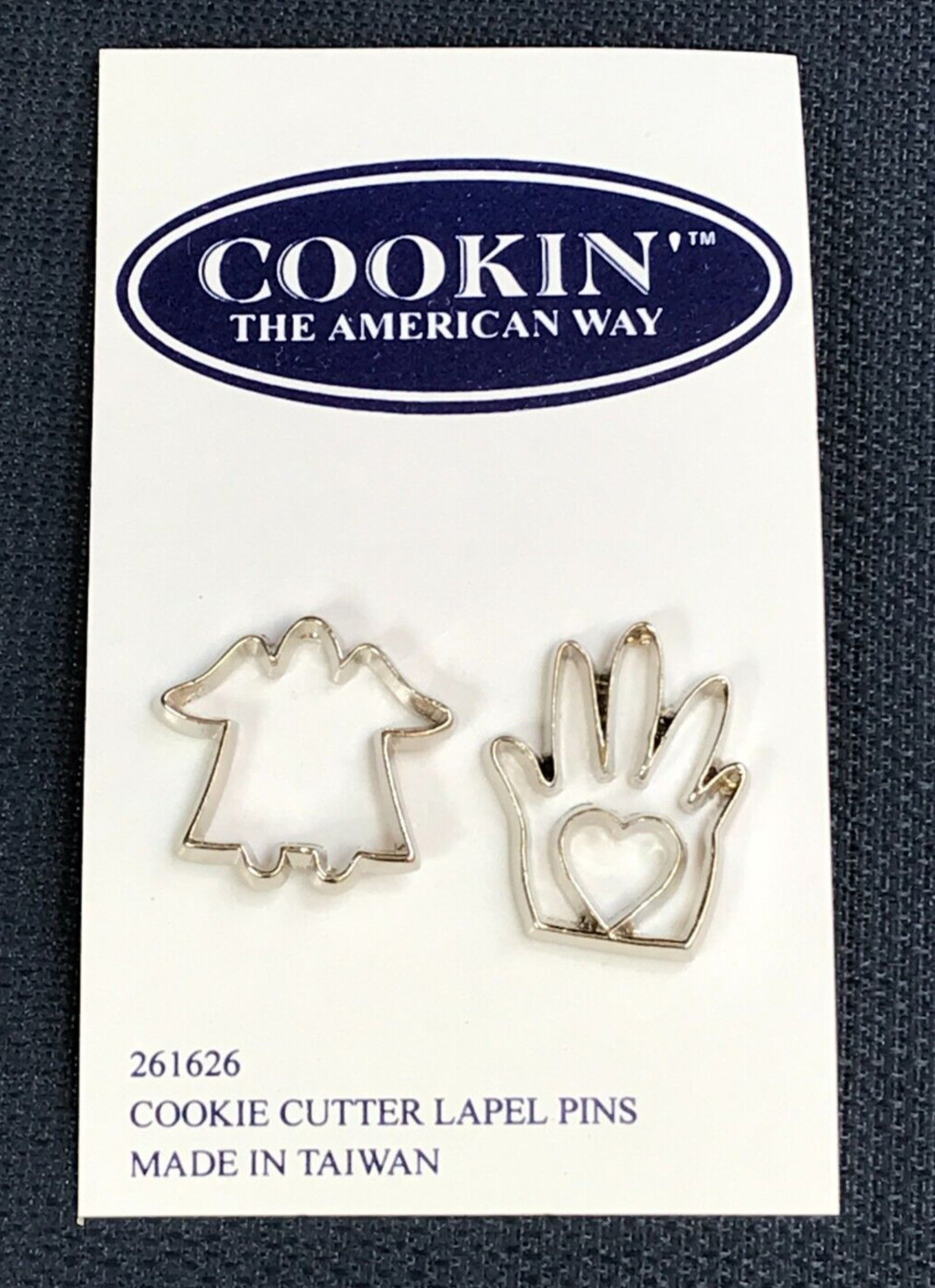 Cookin The American Way Lapel Pins Angel & Heart in Hand Gift