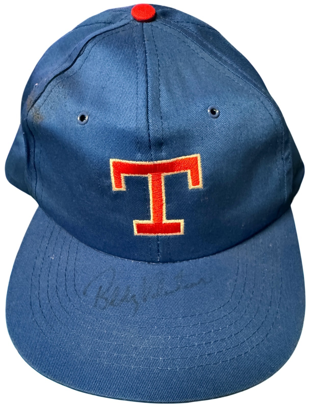 Bobby Valentine Signed Texas Rangers SnapBack Vintage Cap Hat MLB Gatorade- COA