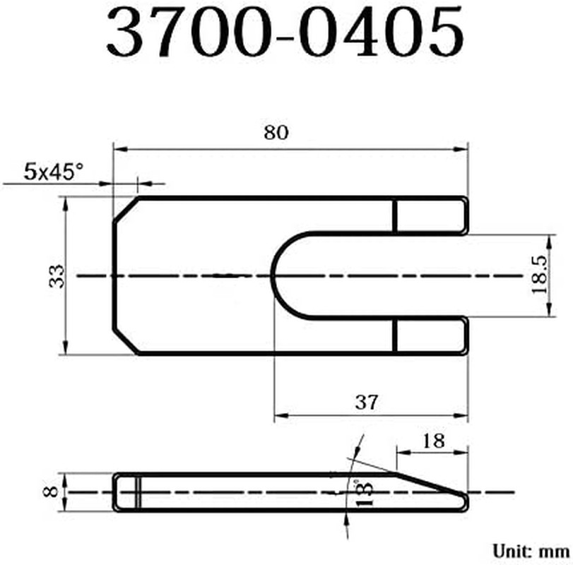 3700-0405 JT6 or JT33 Drill Chuck Removal Wedge Set