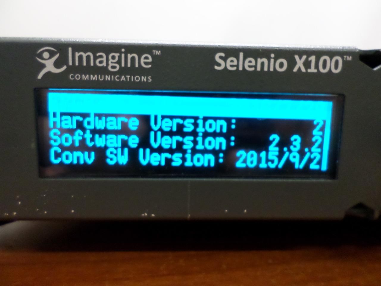 Imagine Selenio X100 Dual-Channel Frame Synchronizer & Converter