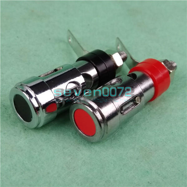 New 2PCS Spring Load Speaker Banana Amp Terminal Binding Post