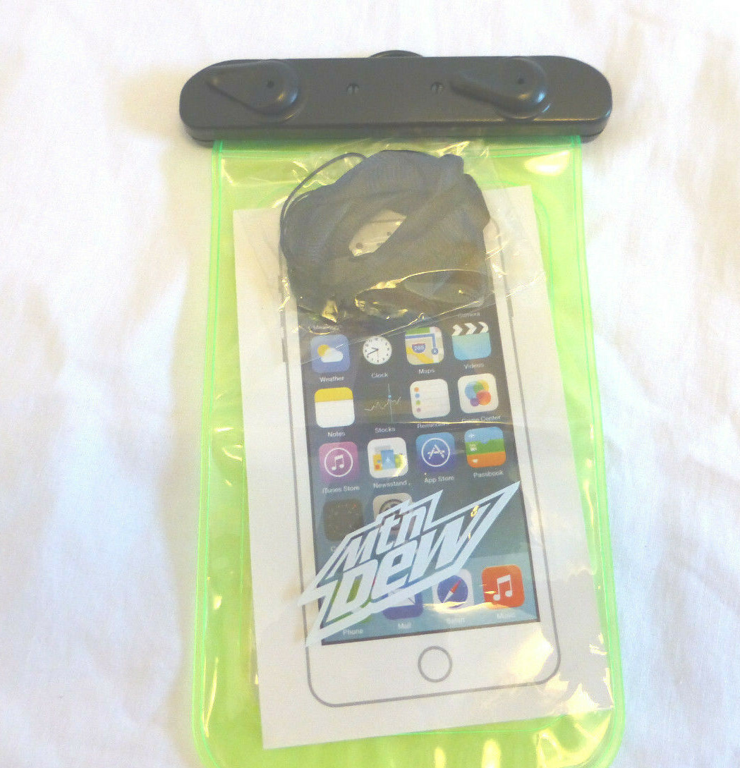 Mt Mtn Mountain Dew Waterproof Phone Pouch
