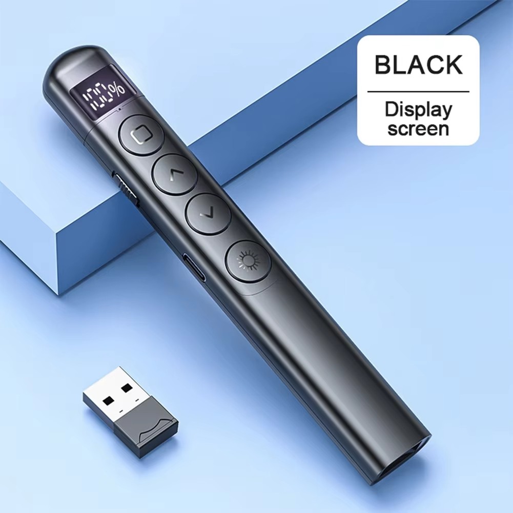 Page Turning Pen Sensitive PPT Pen Slide USB Pointer Infrared Remote6753