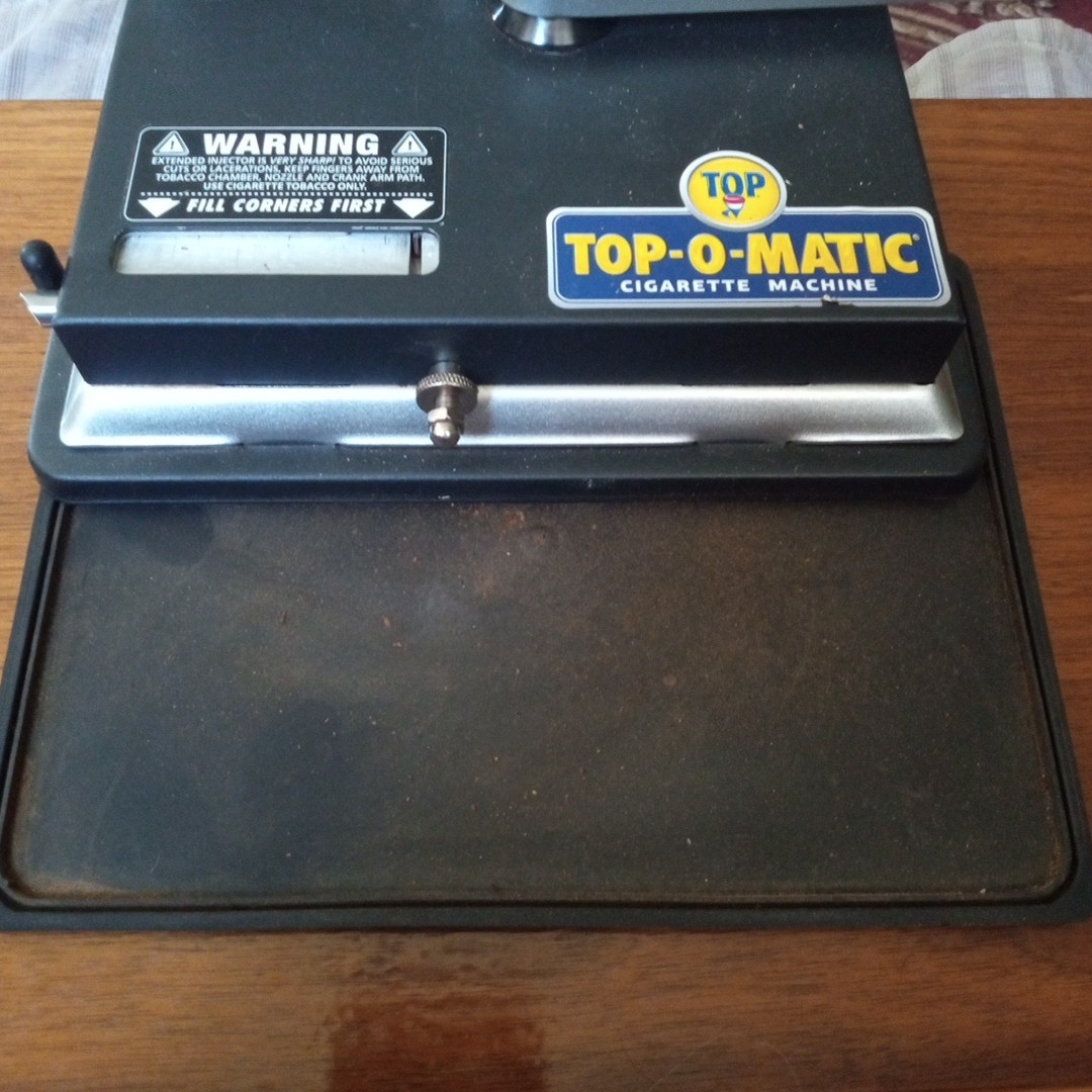 Cigarette Roller Loading Machine Top O Matic Tested Working Vtg