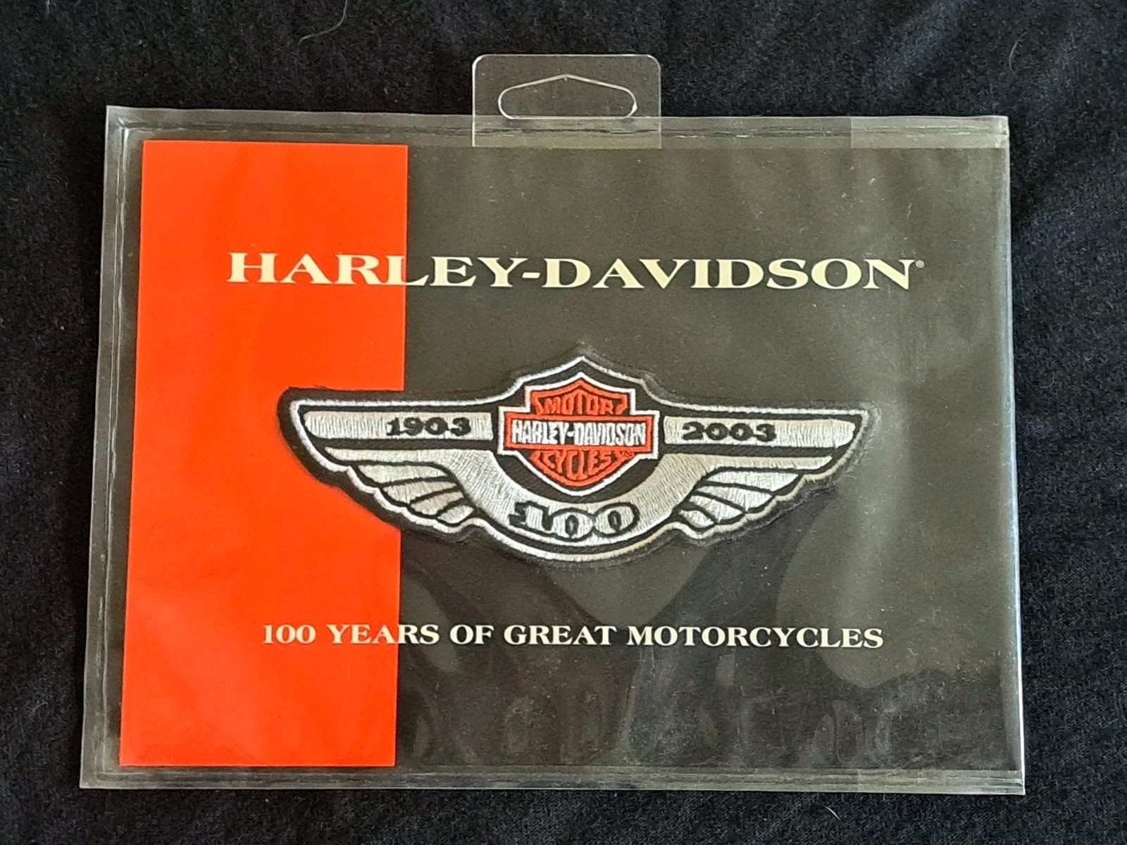 Harley-Davidson 97912-02V 100th Anniversary Wing Patch 4.75" Wide Still...