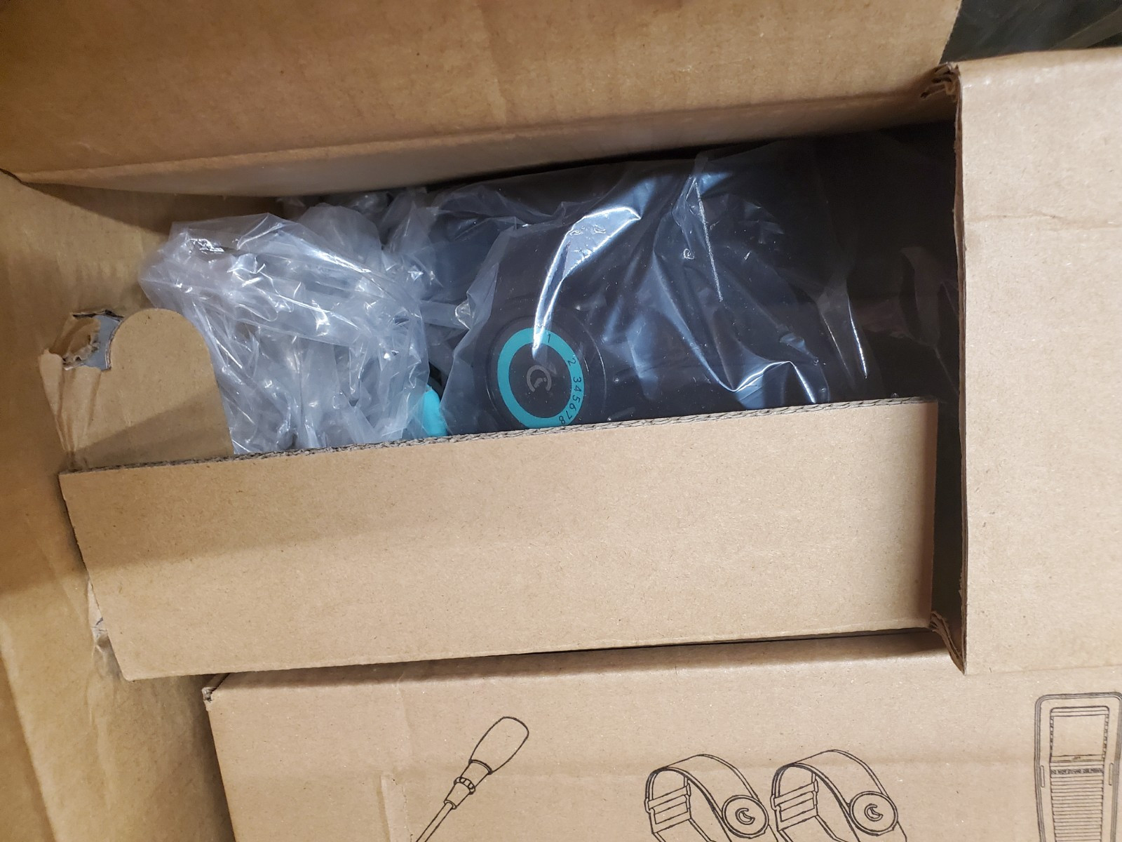 Cubii JR2 Compact Seated | Under Desk Elliptical | Aqua | New Open Box