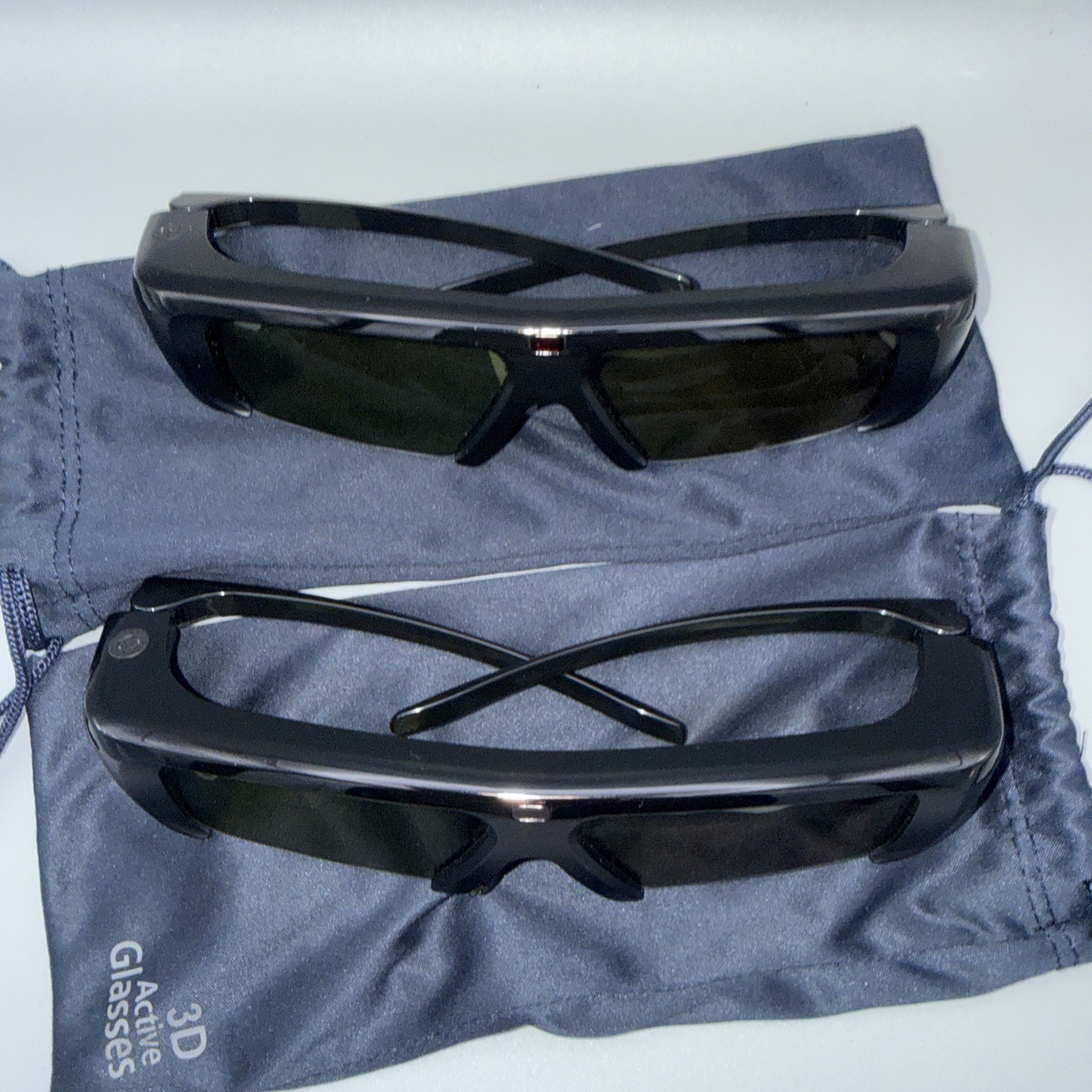 Samsung SSG P2100T/ZA 3D Active Glasses - 2 Pairs - Untested - includes bags