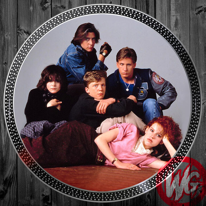 Single DJ Turntable Slipmat 12 inch - The Breakfast Club 80s Retro