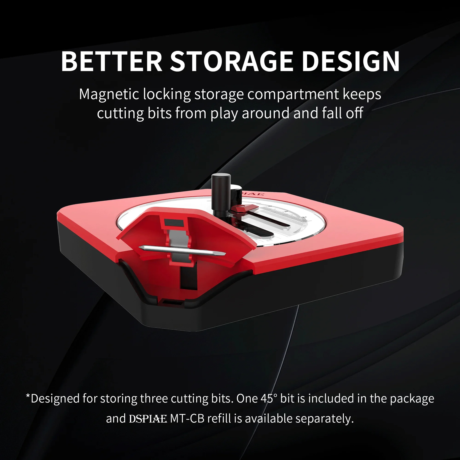 DSPIAE Integral Circular Cutter for 1-50mm Circle with 45° Blade Model Assembly
