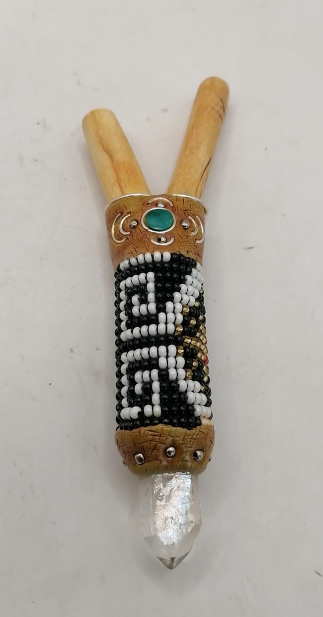 Peruvian Kuripe Unisex Handmade Chonta Wood Multicolored Beads