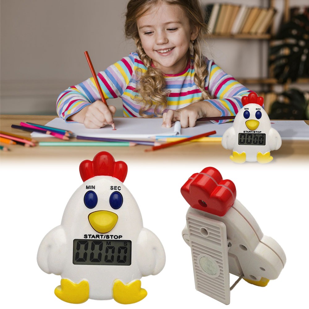 Kitchen Electronic Chicken Timer LCD Digital Display Birthday Present Tools JQ