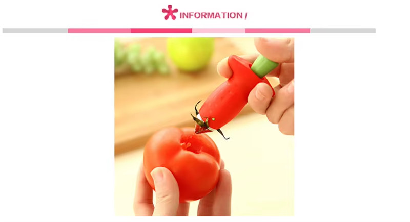Tomato & Strawberry Stem Remover Fruit Corer Pineapple Seed Cutter Kitchen Tool