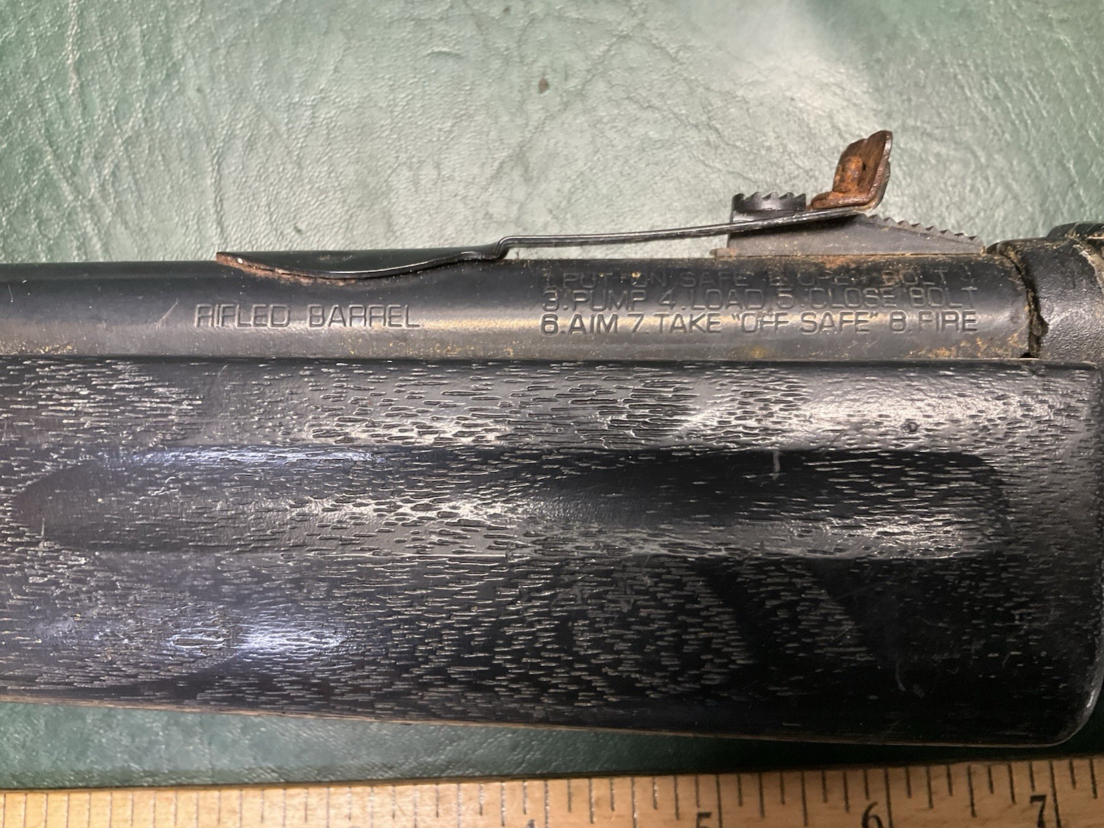 Vintage DAISY "EAGLE" Powerline 856 Pellet BB Gun .177 CAL ~ Works