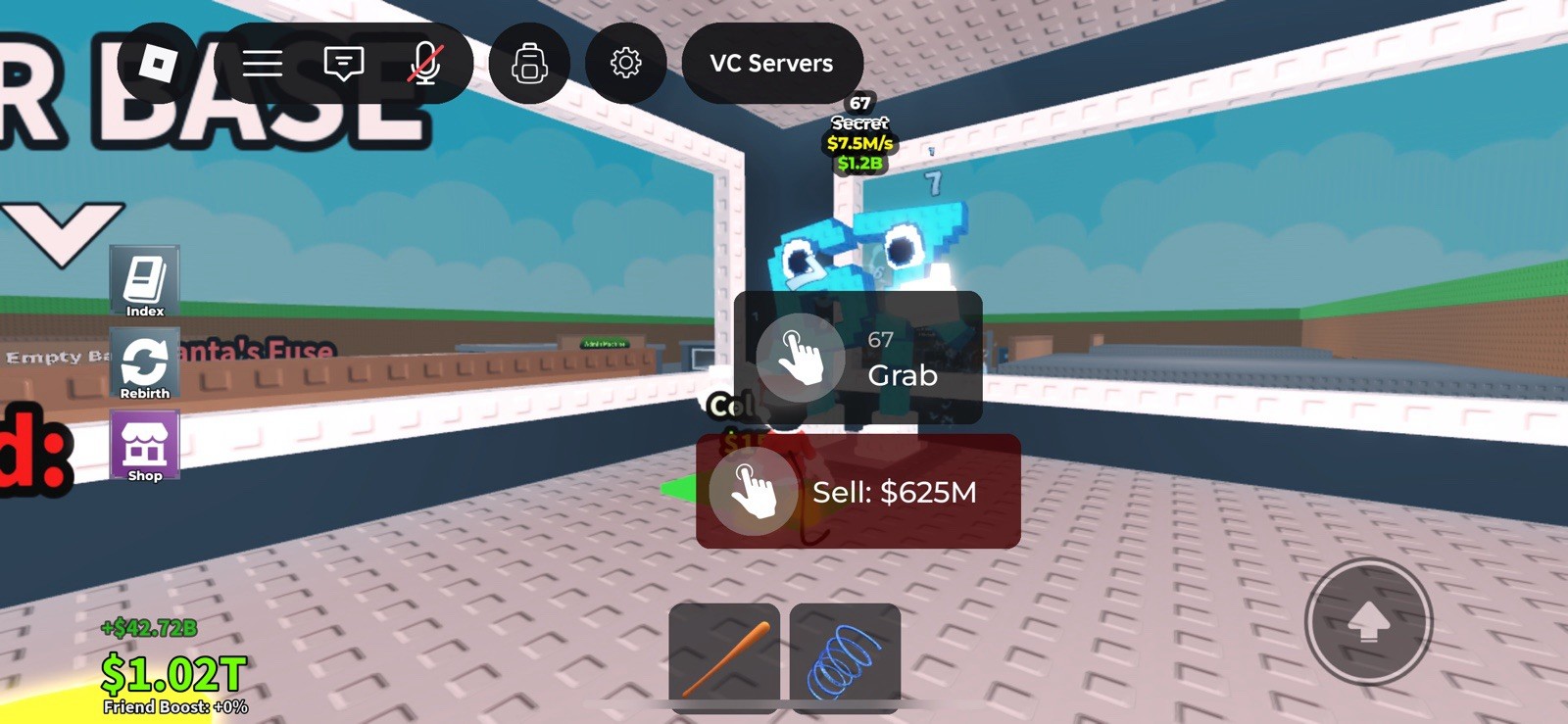 VC Servers Game Account Candy Secret Mythic Gold Rainbow ID 67