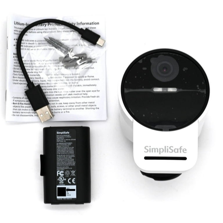 SimpliSafe Outdoor Security Camera Series 2, Wireless and Wired Home