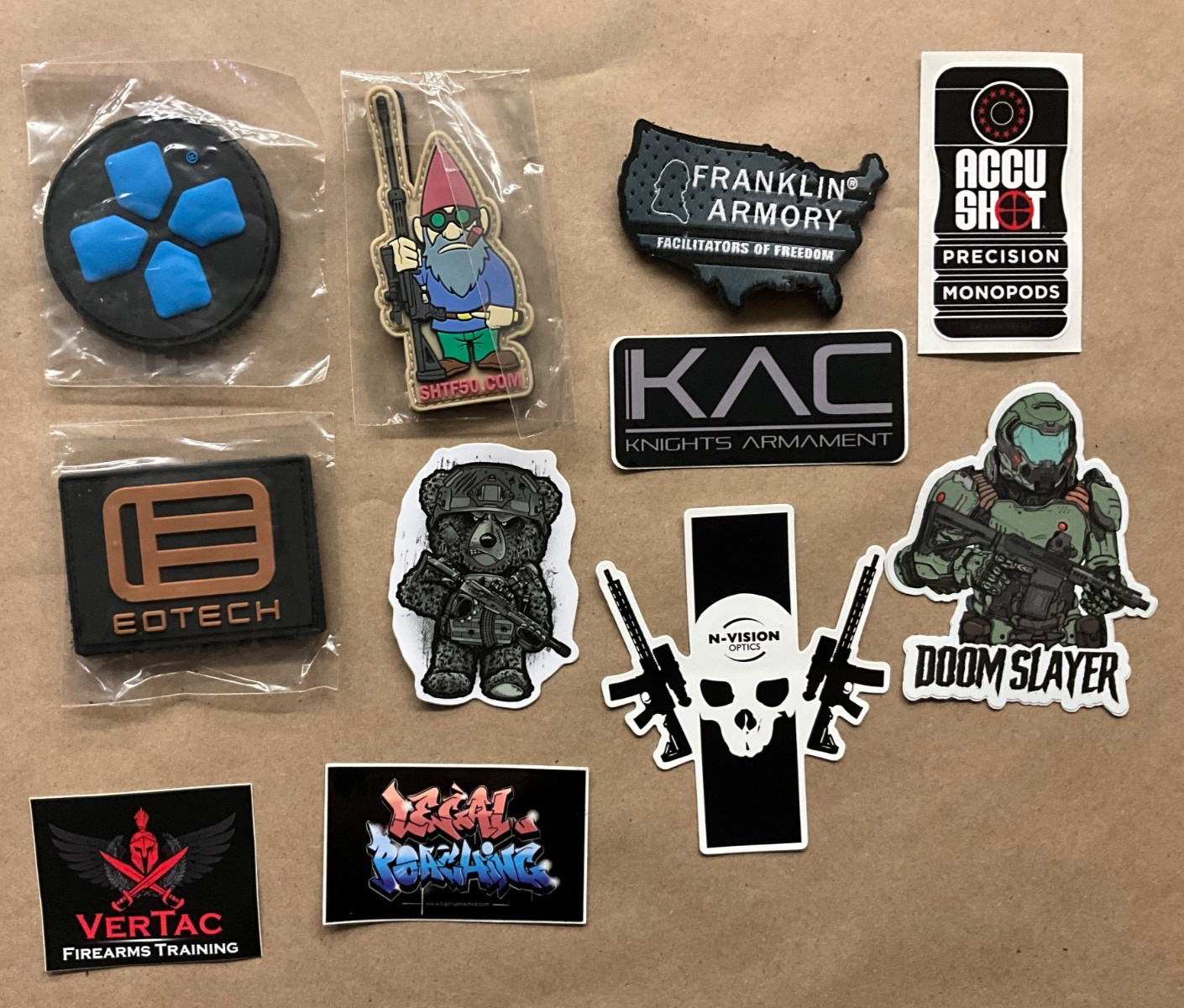 SHOT SHOW LAS VEGAS 2023 STICKER PATCH PROMOTIONAL MERCHANDISE SWAG LOT (#4)