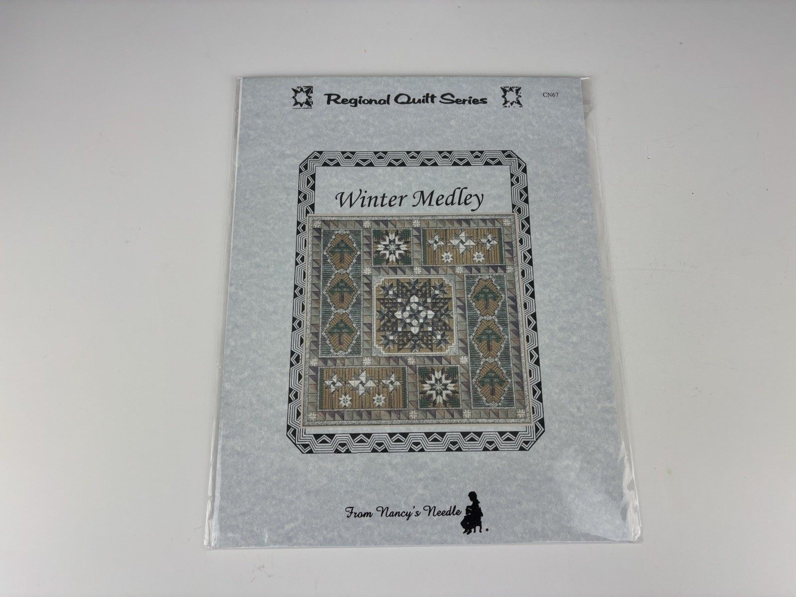 From Nancy’s Needle Quilt Series Winter Medley  Needlepoint Pattern 1S