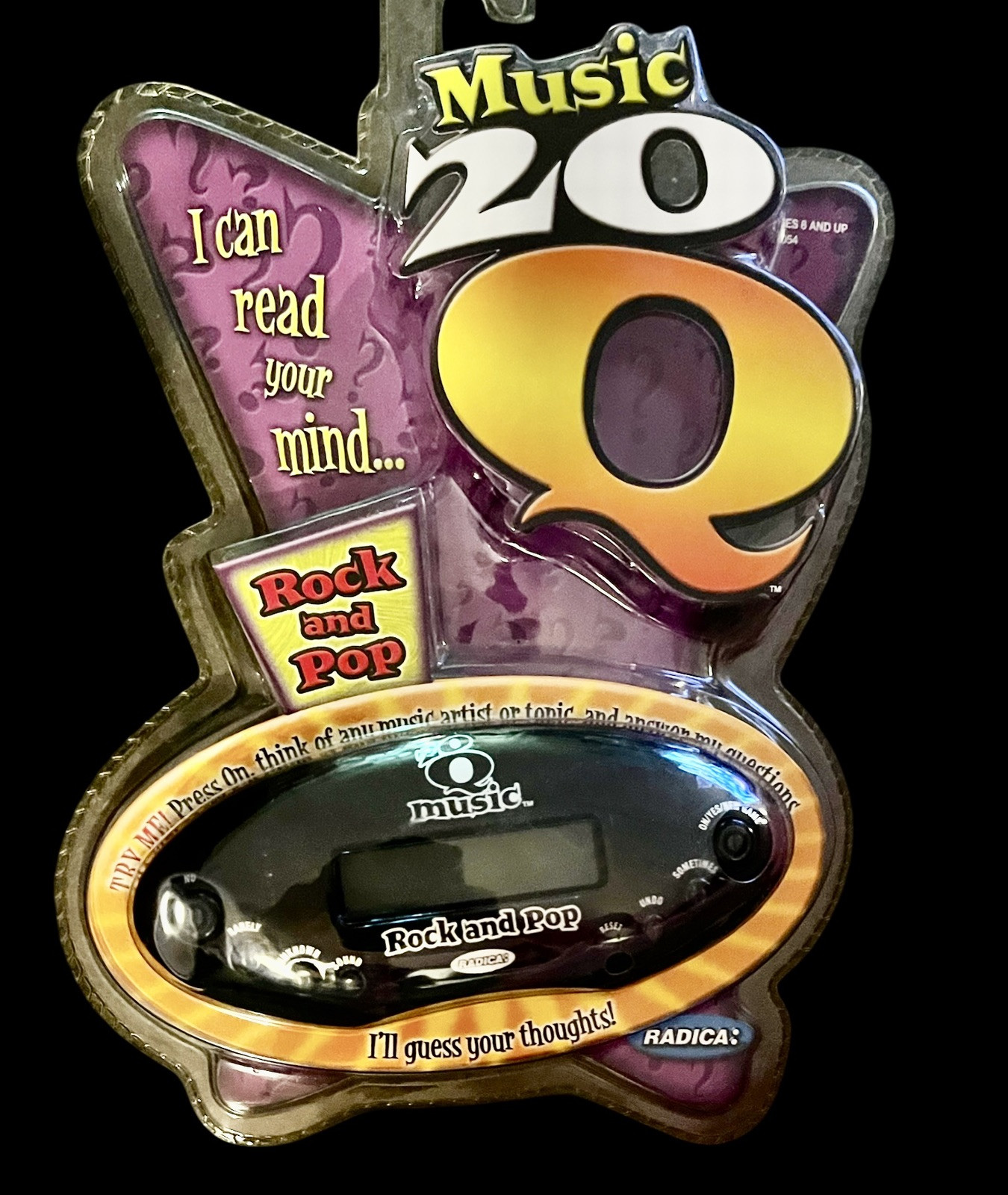 20 Questions Handheld Music Rock & Pop 20 Q New Sealed 2006 Electronic Battery