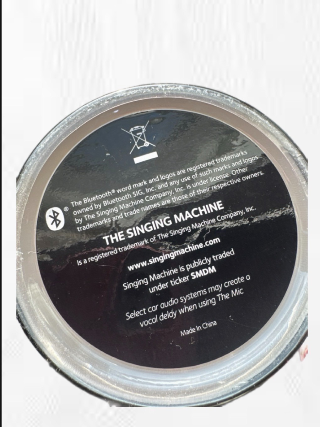 Singing Machine: Carpool Karaoke The Mic (CBC version) Bluetooth microphone