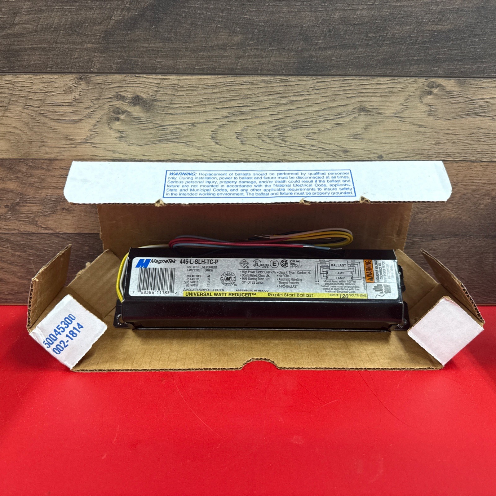 Magnetek Rapid Start Ballast 446-L-SLH-TC-P 120V 60HZ NEW