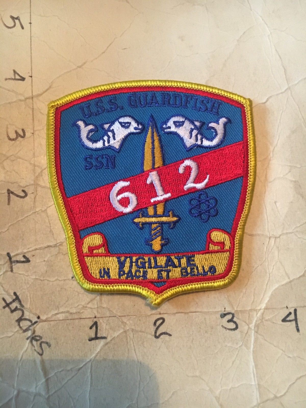 US NAVY USS Guardfish SSN-612 Submarine Patch 8/1/25