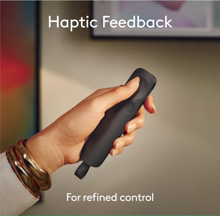 Logitech Spotlight 2 Wireless Bluetooth Laser Pointer Presenter w/ Haptics Black