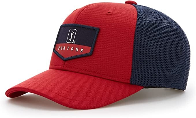 PGA Tour Mens Chili Pepper Navy/Red Hat Cap New With Tags