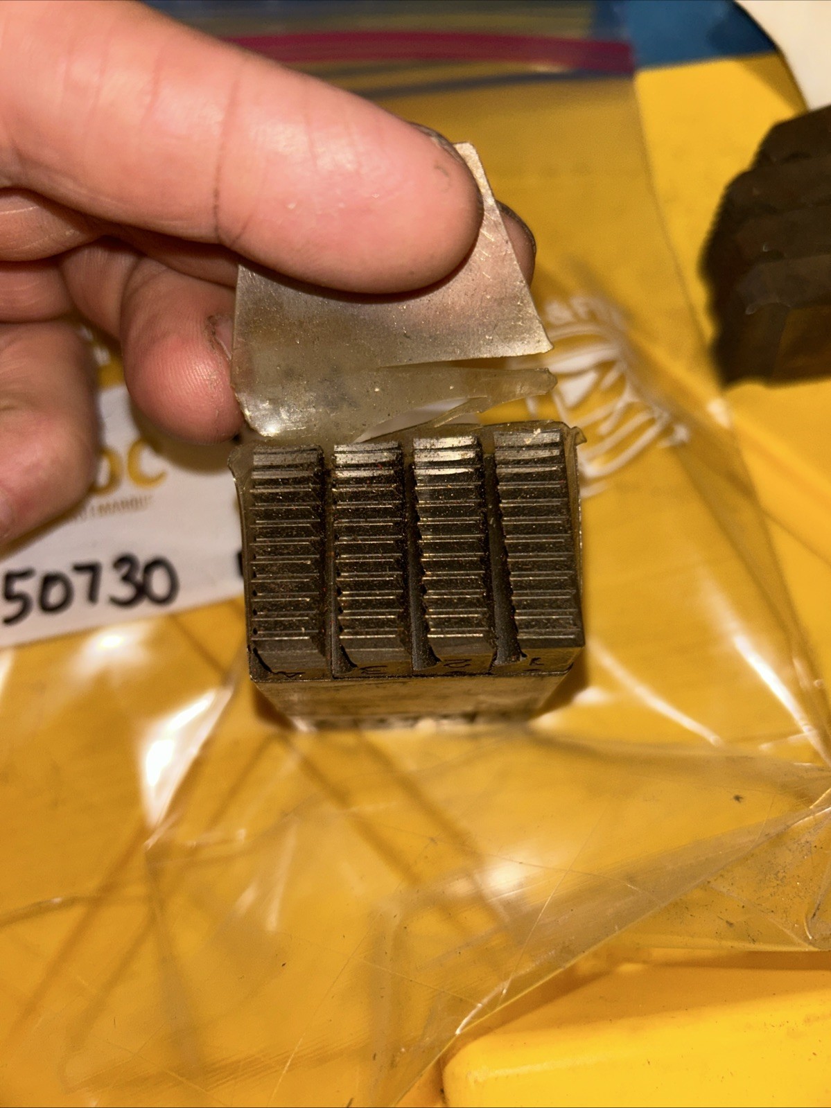 Ridgid 50730 1-1/4" NPT 11-1/2 TPI High Speed Steel MONO 500 Pipe Die Set USA
