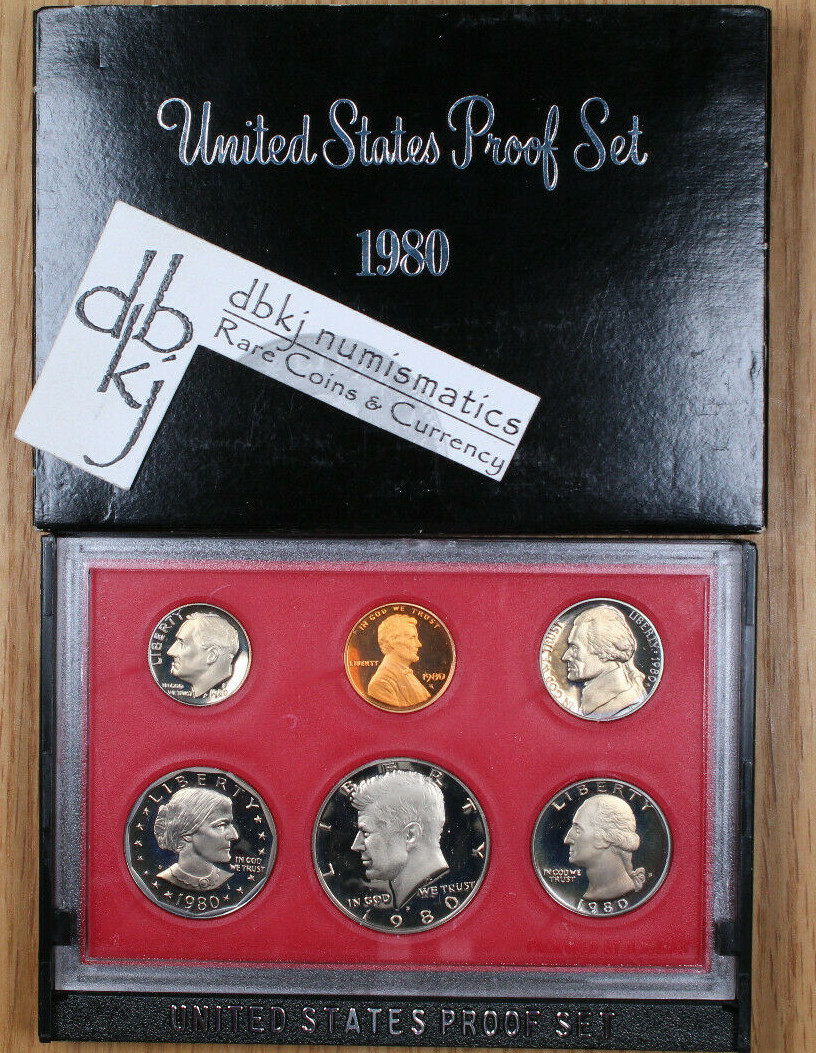 1980 S Proof Set - US Mint - OGP
