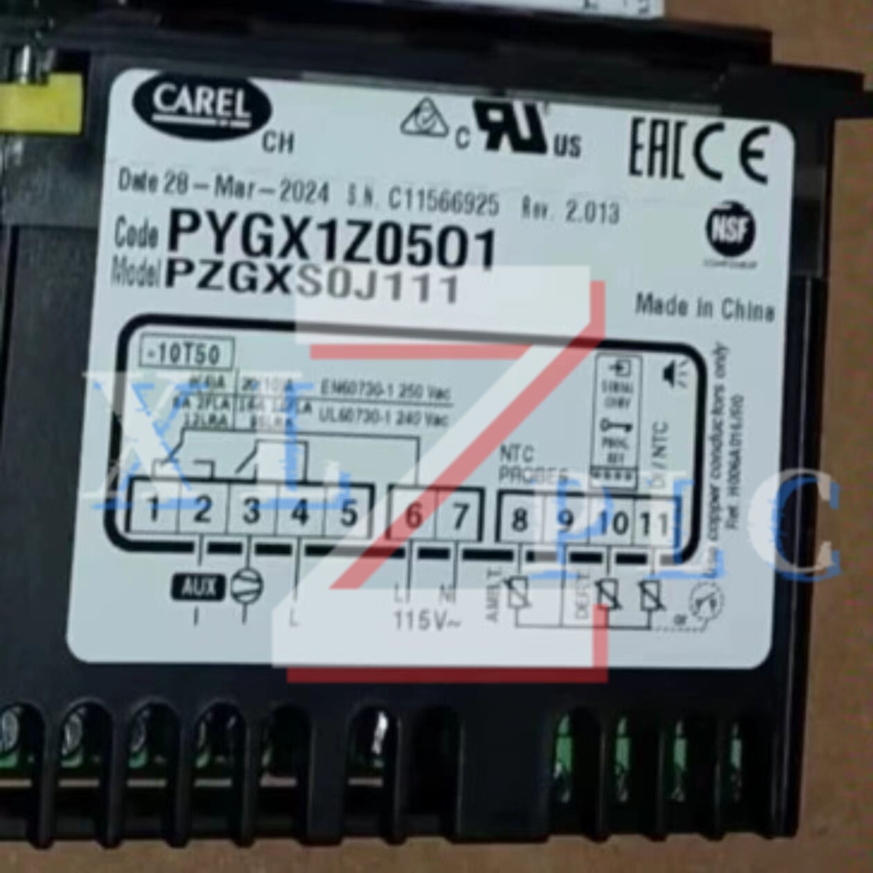 1PCS New CAREL PZGXS0J111 Temperature Controller  In Box*