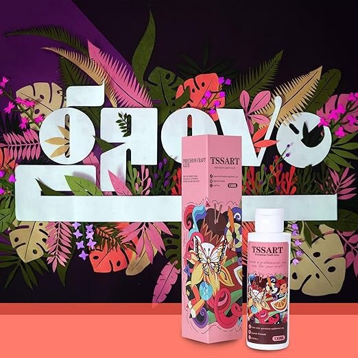 Precision Craft Glue Tip Kit 4.4 fl oz 130ML Acid Free Dries Clear Discontinued