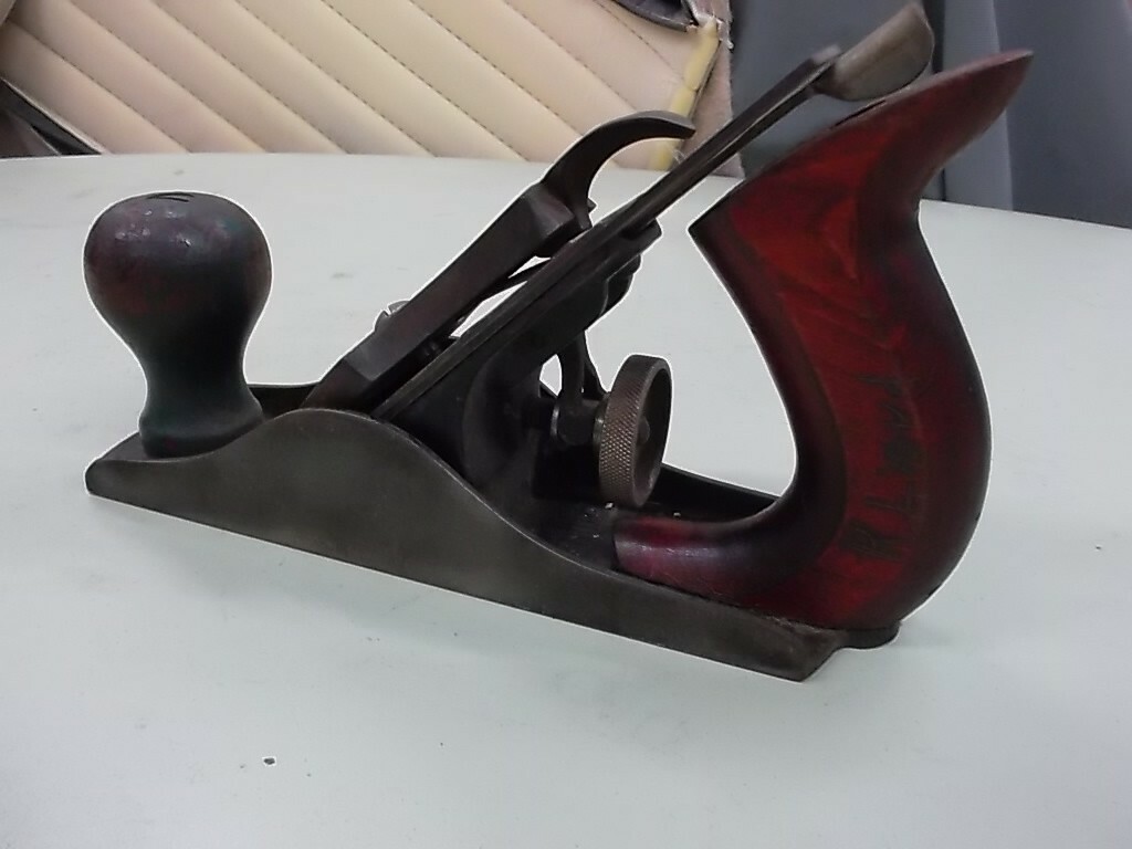 Vintage Fulton 3708 Bench Plane Made In U.S.A. Antique Classic Wood Rare