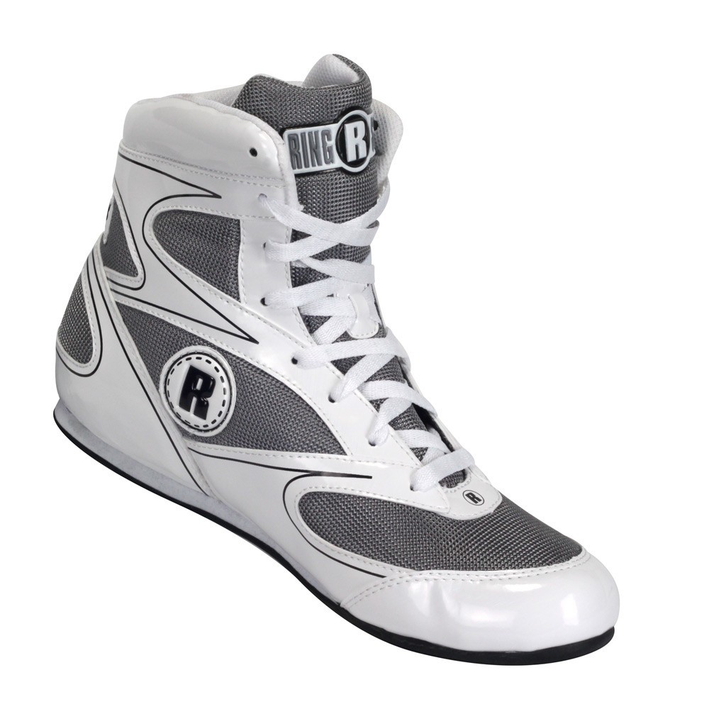 New Ringside Diablo Shoe11 Lo-Top Low Top Boxing Shoes Boots - White