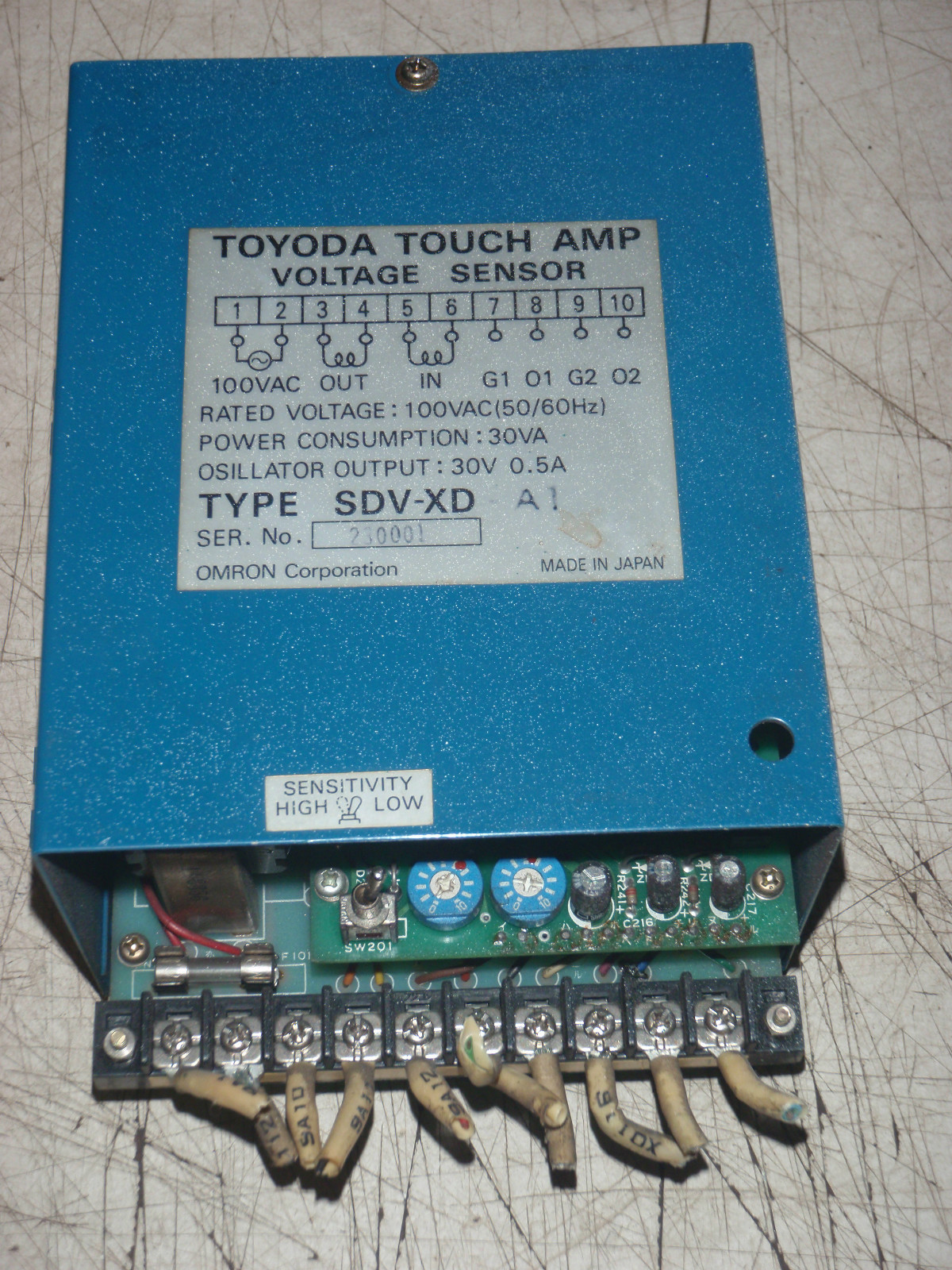 Toyoda Touch Amp SDV-XD  A1 _ Voltage Sensor Amplifier