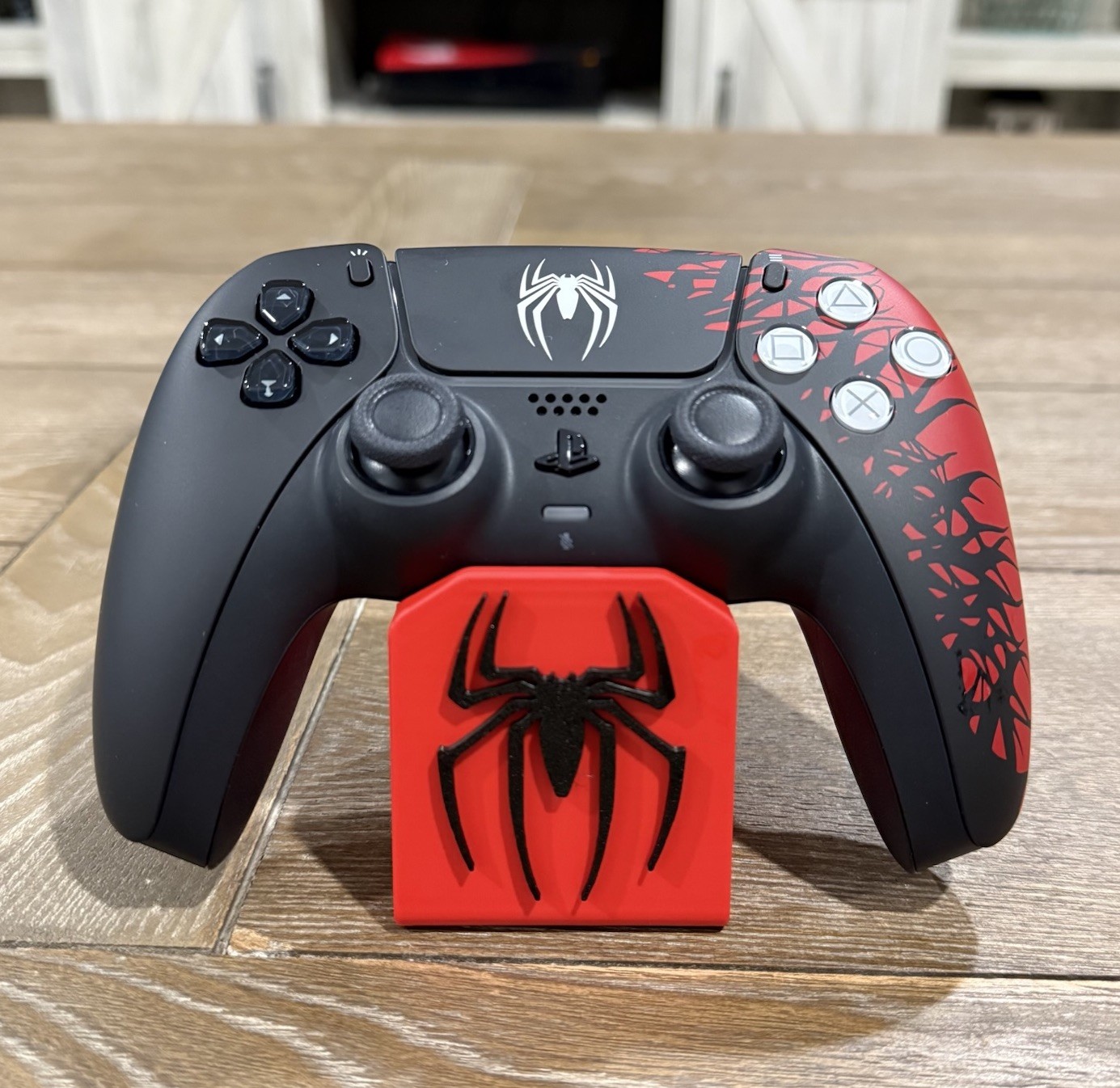 Controller Stand For PS5,PS4,3,2,1,Xbox X,One,360, And Pros (SpiderMan 3d Print)