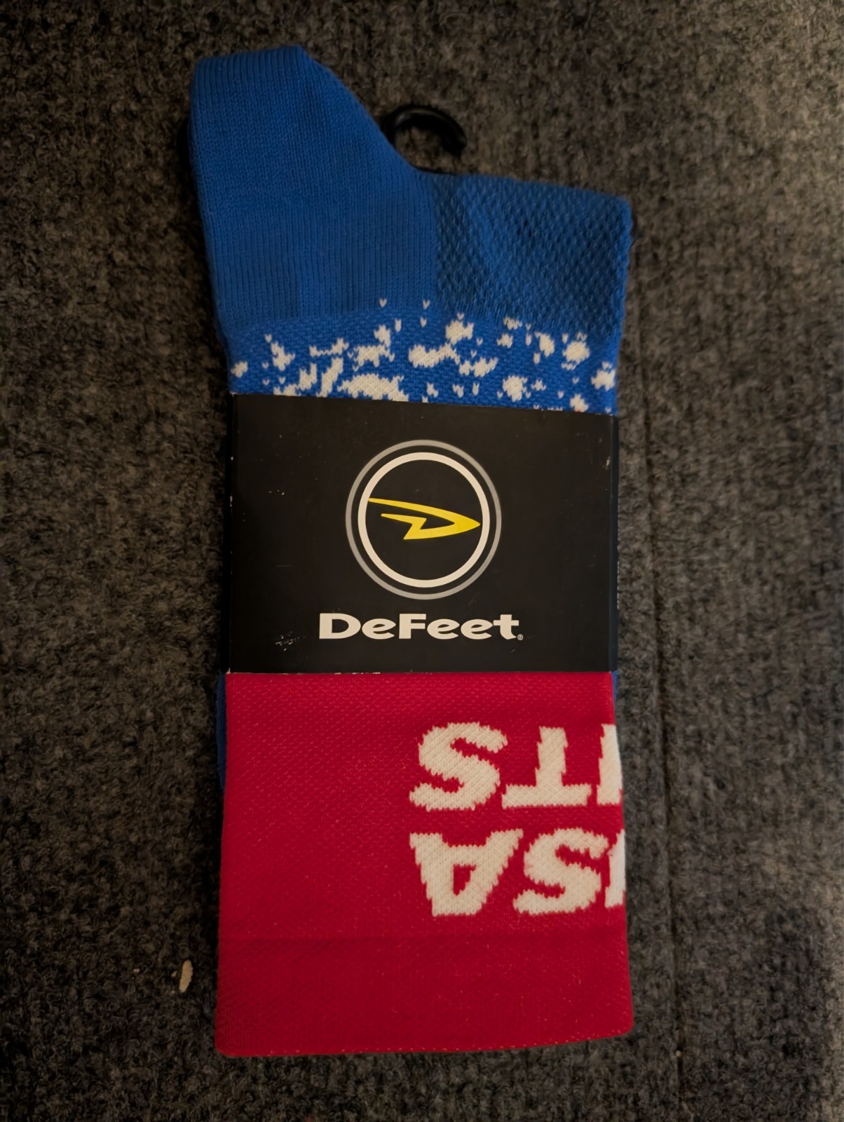 DeFeet Aireator Cycling Socks - USA Patriot Red White Blue - USA Crits