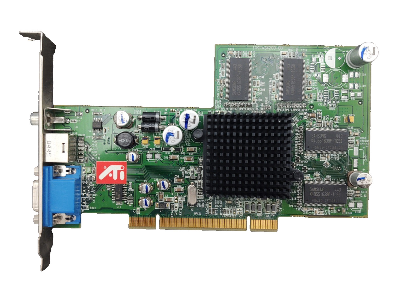 ATI 109-A34200-00 102A3420800 diamond multimedia systems 256MB video