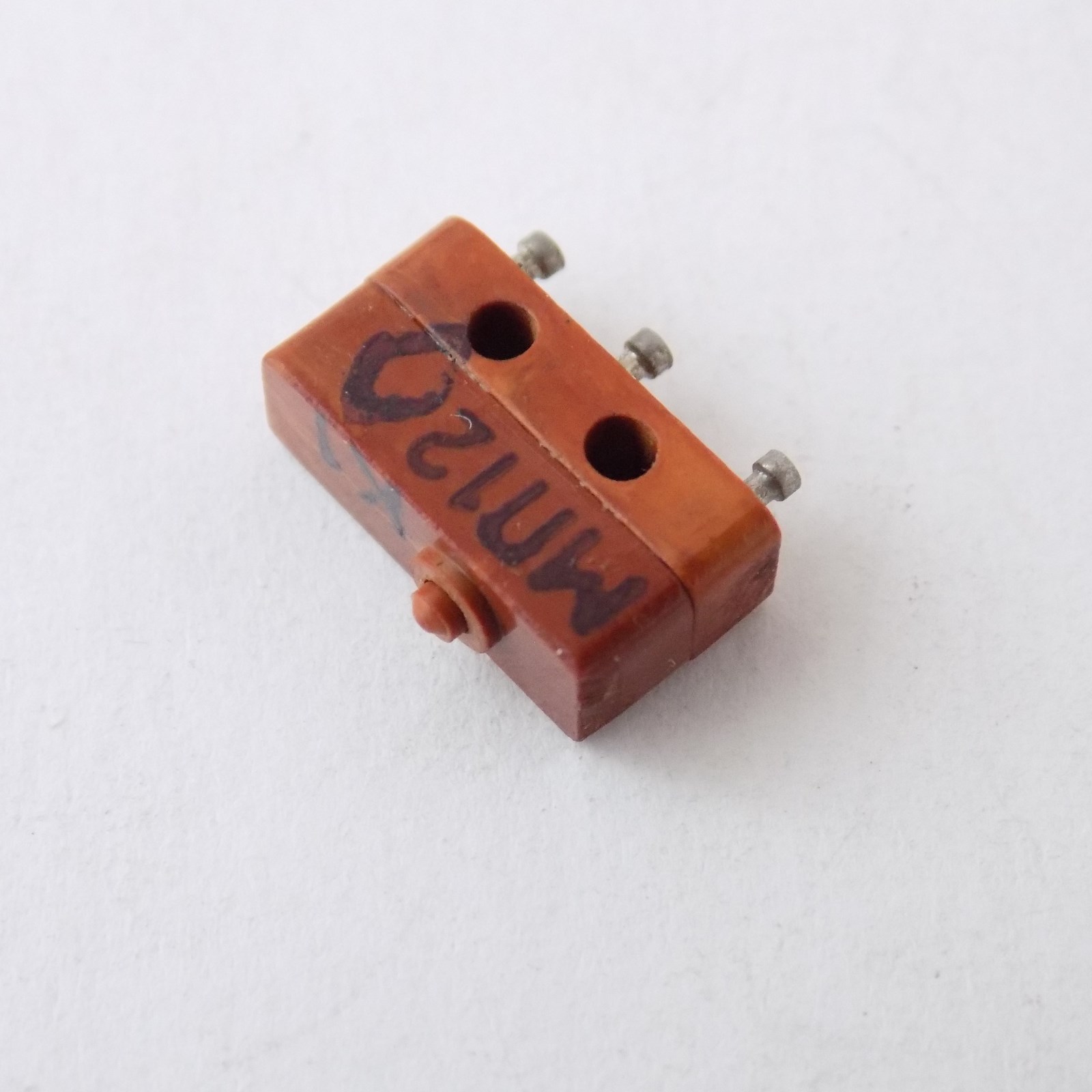 1x MP12 MP-12V (МП-12В) Microswitch 36V 0.5A Push Button USSR