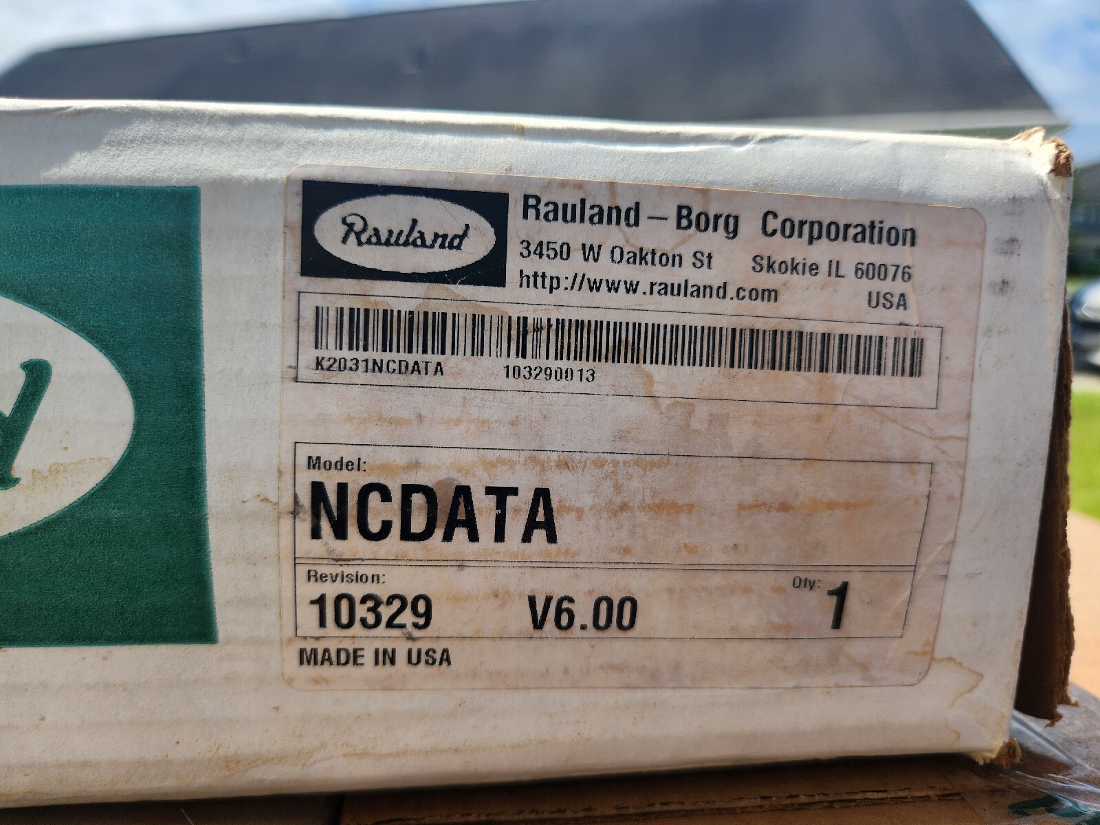 RAULAND BORG RESPONDER 4 NCDATA DATA CONTROL MODULES