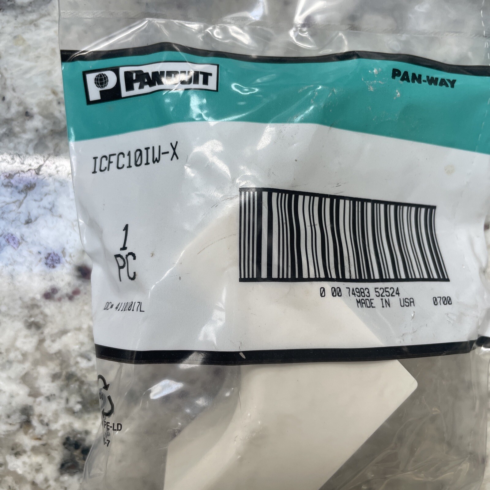 Panduit ICFC10IW-X Bend Radius Inside Corner Fitting (QTY 7)