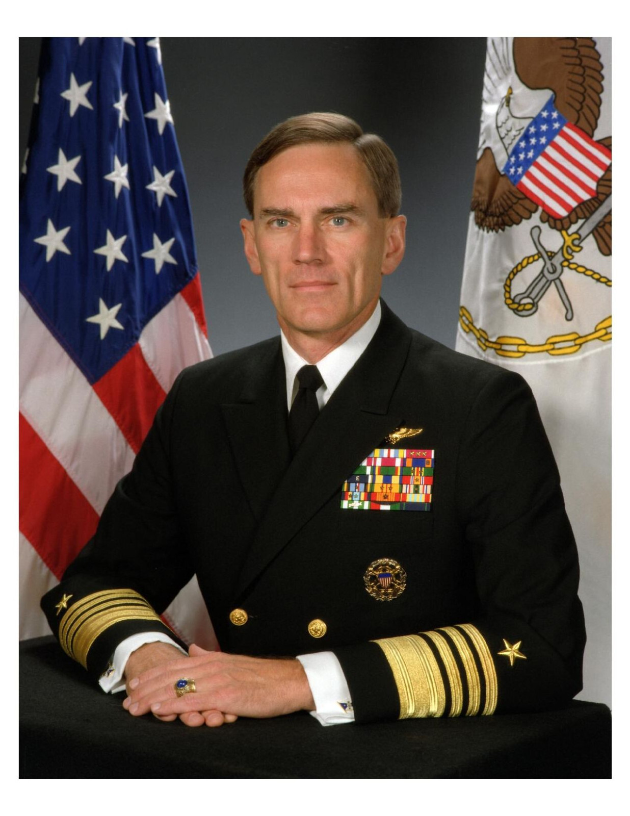 1996 United States Navy Admiral Jay L. Johnson 8x10 Photo On 8.5" x 11"