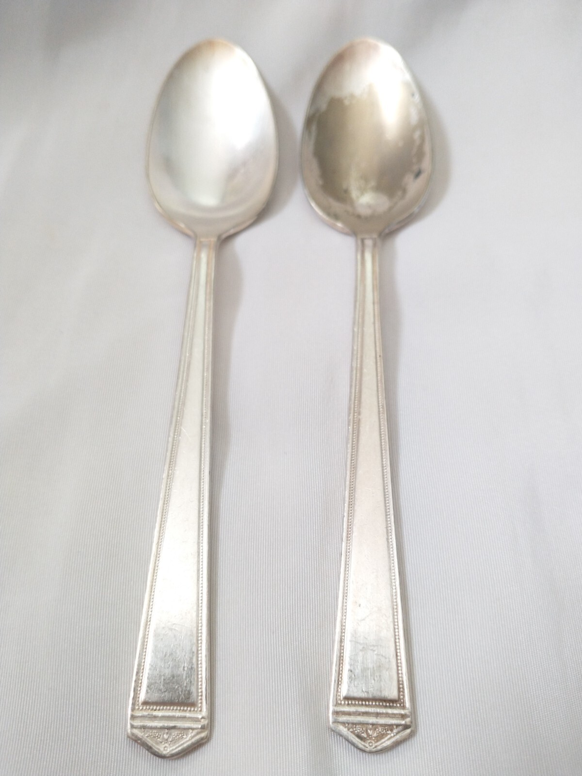 2 Spoons ANNIVERSARY Silverplate Flatware 1847 Rogers Bros International 1923