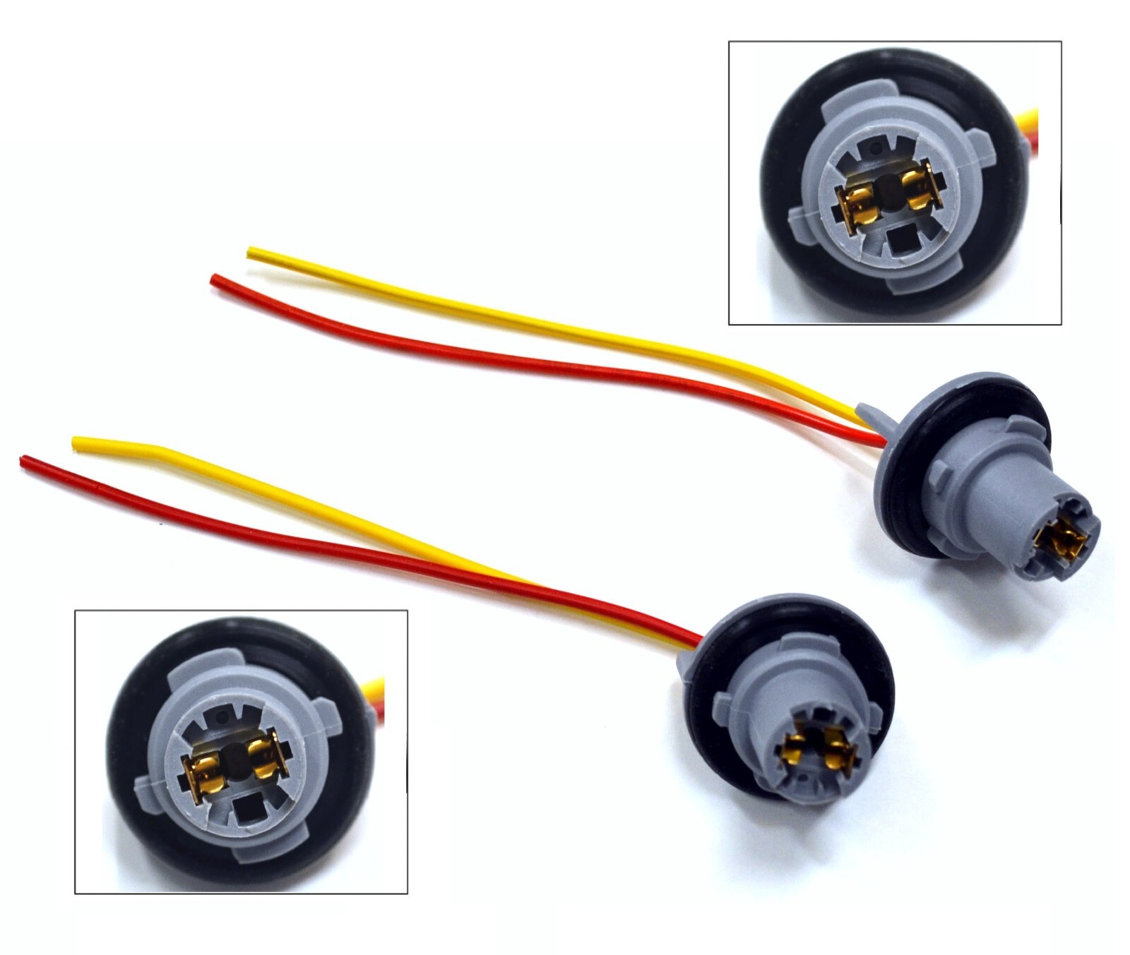 Universal Pigtail Wire Female Socket 921 912 PGB Interior Map Replace Connector