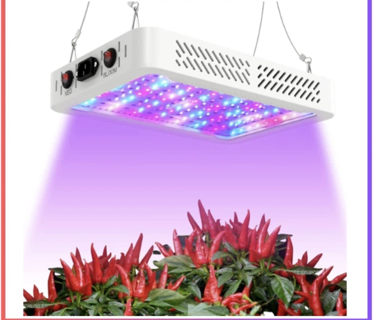 45w LED Grow Light Double Chips Full Spectrum with UV&IR for