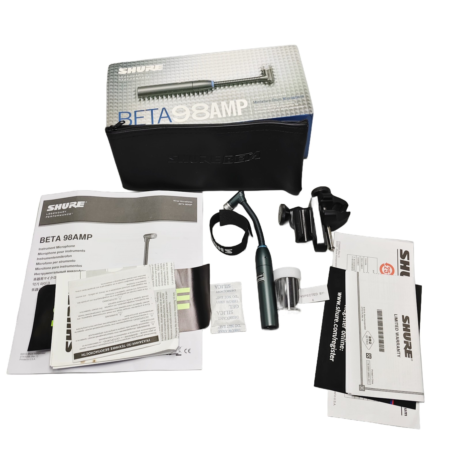 NEW Cardioid Condenser Instrument Percussion Drum Microphone BETA98AMP