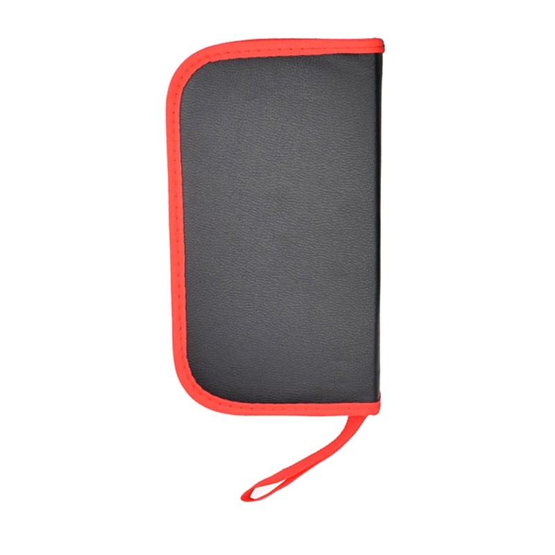 Small Tool Pouches with Zipper Small Tool Bag Tool Pouch PU Material 2 Colors