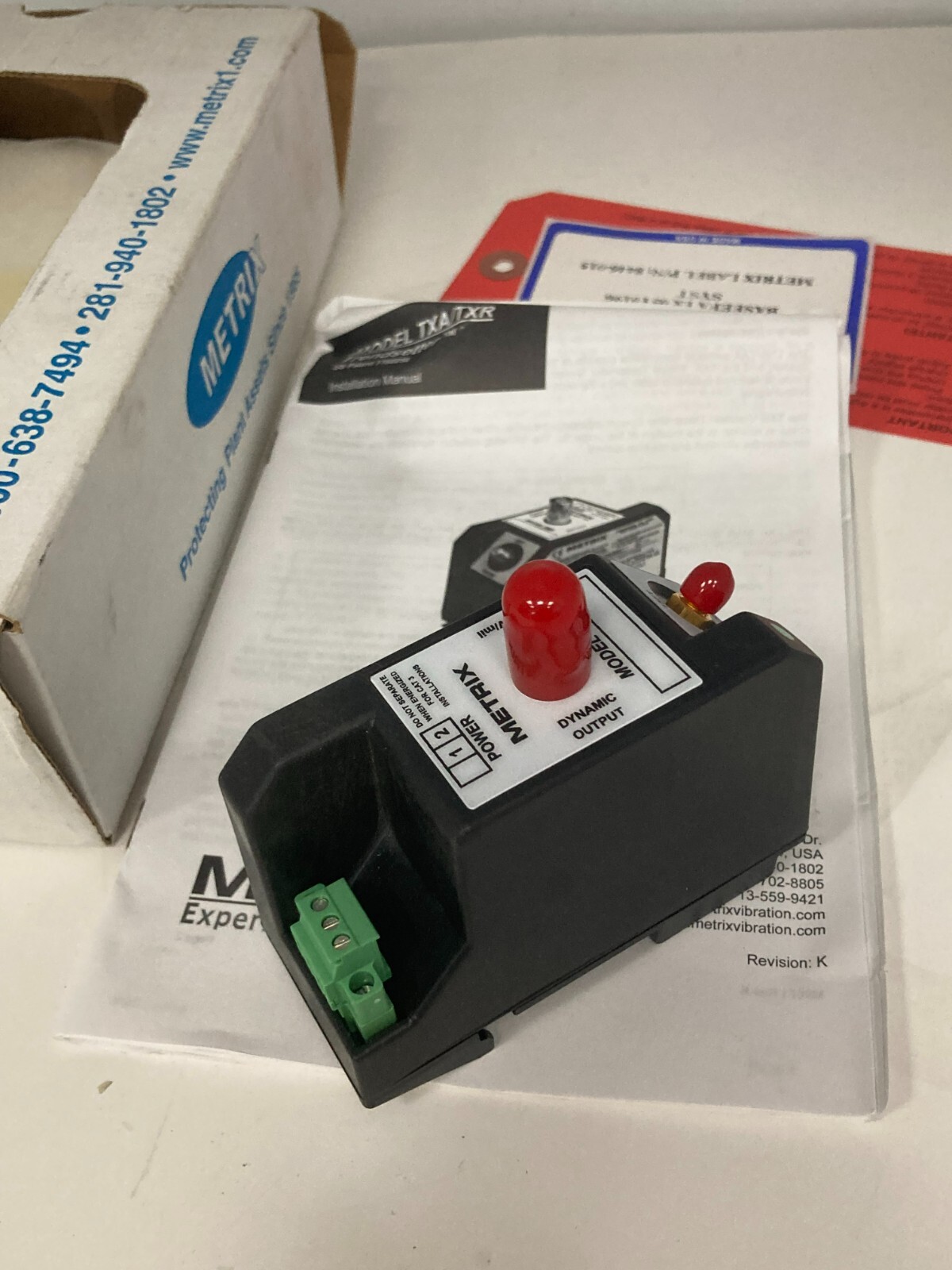 METRIX TXA-30110 TRANSMITTER 17-30VDC NIB