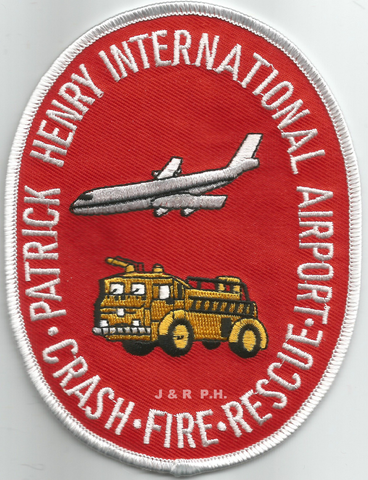Airport - Patrick Henry Int'l. Airport - C.F.R., VA (3.75" x 5" size) fire patch