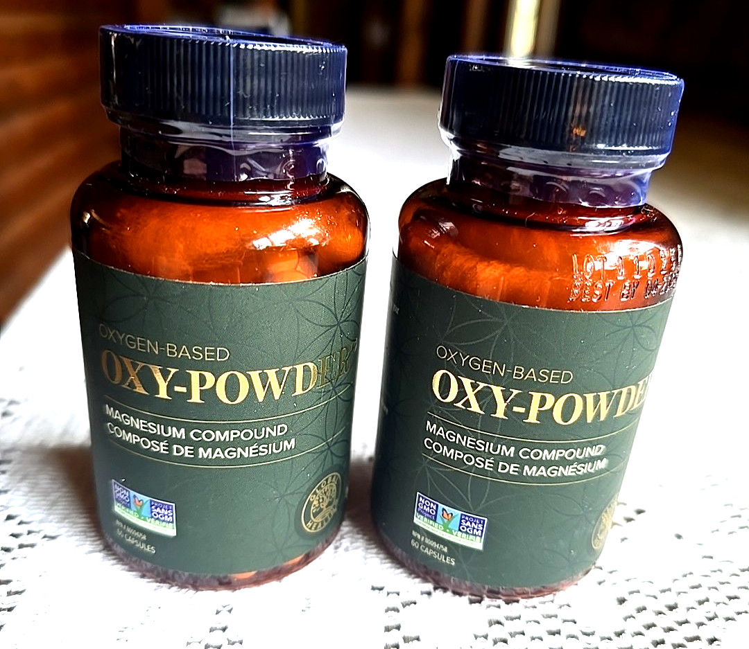 2x Oxy-Powder Natural Digestive Cleanse Constipation Bloat Relief 60ct BB 2028